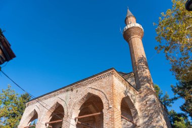 Alanya, Antalya - Türkiye 10 08 2023: Alanya 'daki Eski Güzel Cami
