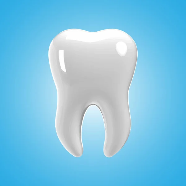 Modelo Dental Del Diente Ilustración Como Concepto Del Examen Dental — Archivo Imágenes Vectoriales