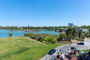 Constanta Romanya 'da güzel bir göl