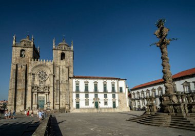 Porto Portekiz 'deki Se Katedral Katedral Tarihi Kilisesi Binası