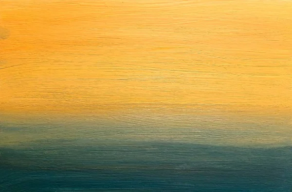 Ölgemälde Meereslandschaft Kunstwerk Bildende Kunst Sonnenuntergang Über Dem Meer — Stockfoto