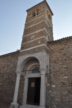 Trieste şehrinin manzarası, İtalya