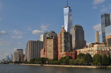 Manhattan skyscrapers skyline in New York, USA
