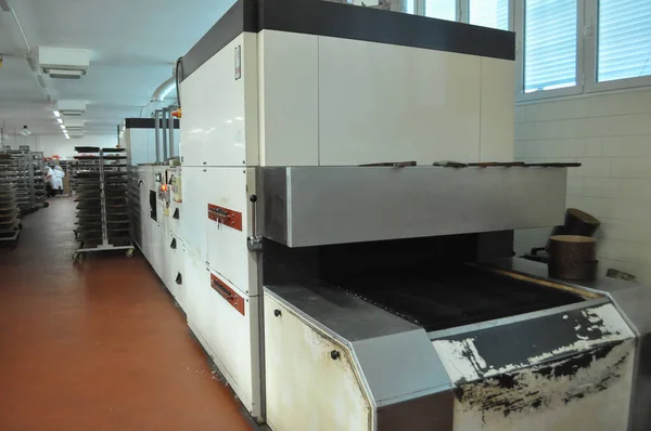 Maszyny Przemysłowe Używane Nowoczesnej Piekarni — Zdjęcie stockowe