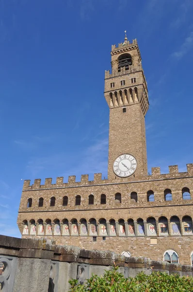 Палаццо Веккьо Перевод Старый Дворец Флоренции Италия — стоковое фото