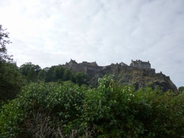 Edinburgh castle Castle Rock'da Edinburgh, İngiltere