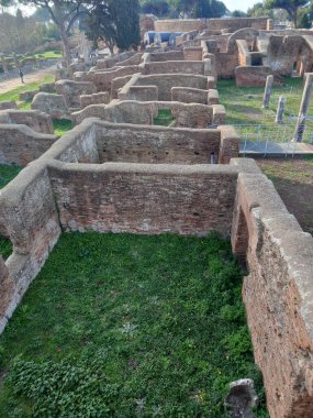 Ostia antika arkeoloji parkı Ostia, İtalya
