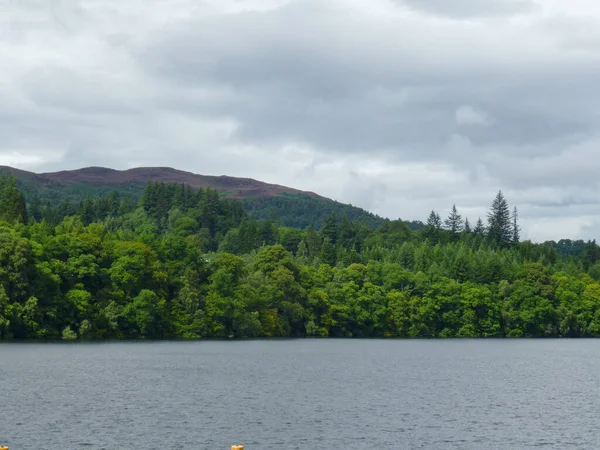 Vista Sul Lago Pitlochry Scozia Regno Unito — Foto Stock