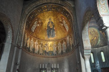 TRIESTE, İtalya - CIRCA MARCH 2023: San Giusto Martire Katedral Kilisesi çeviri Aziz Just Martyr