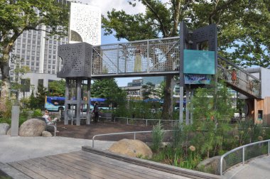 NEW YORK, USA - CIRCA JULY 2022: Battery Park