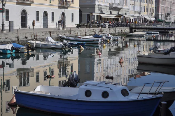 Trieste 이탈리아 Circa 2023 항구의 — 스톡 사진