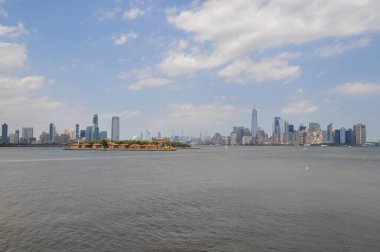 Manhattan skyscrapers skyline in New York, USA