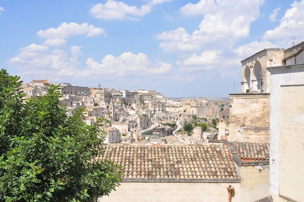 Sassi di Matera antik mağara evleri Matera, İtalya