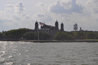 Ellis island main building housing the Immigration Museum in New York, USA