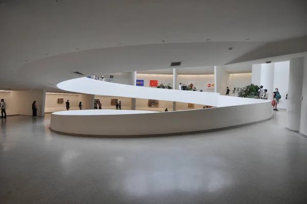New York Usa Juli 2022 Guggenheim Museum Ontworpen Door Frank — Stockfoto