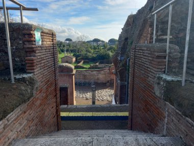Ostia antika arkeoloji parkı Ostia, İtalya