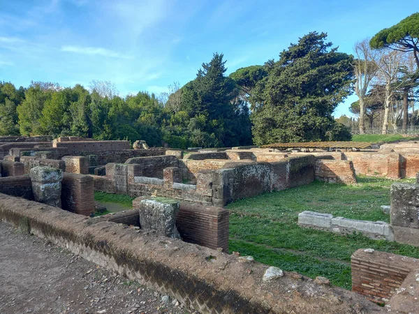 Parque Arqueológico Ostia Antica Ostia Italia — Fotografia de Stock