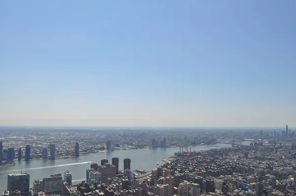 Vue Aérienne Ville New York Etats Unis — Photo