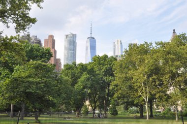 NEW YORK, ABD - 12 Temmuz 2022: Battery Park