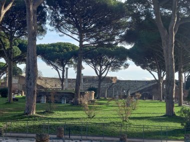 Ostia antika arkeoloji parkı Ostia, İtalya
