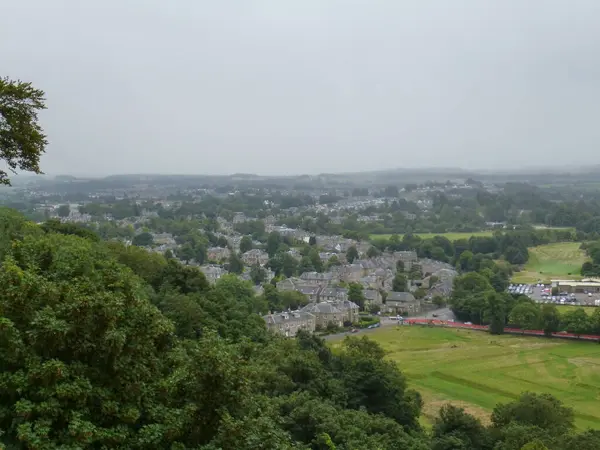 Vista Ciudad Stirling Reino Unido — Foto de Stock