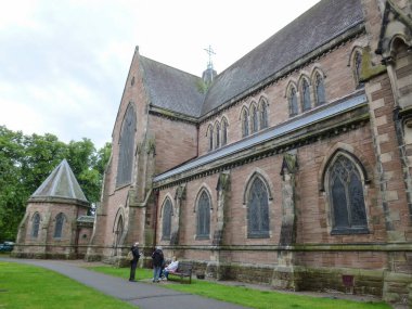 INVERNESS, İngiltere - 14 AĞUSTOS 2022: The Saint Andrew Katedrali