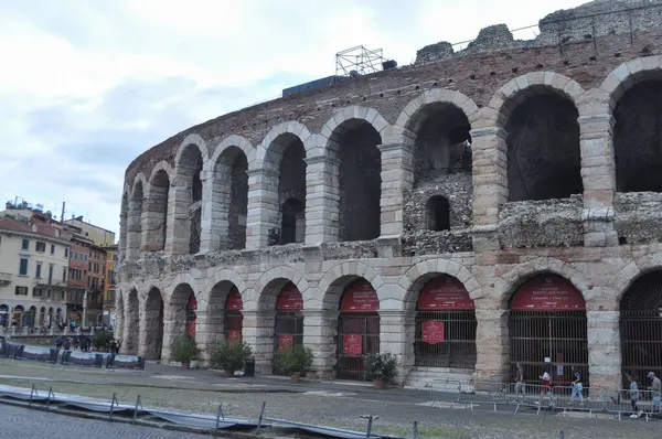 Verona Itália Agosto 2021 Arena Verona Anfiteatro Romano — Fotografia de Stock