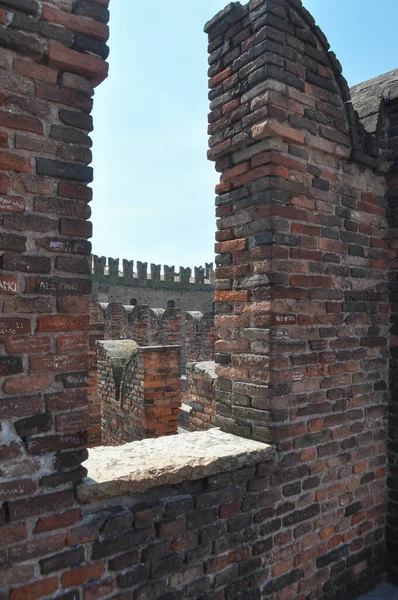 Castelvecchio Translation Old Castle Verona Italy — Stock Photo, Image