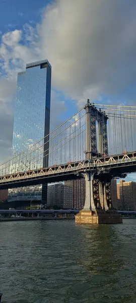 Manhattan Bridge East River New York Usa — Stock Photo, Image