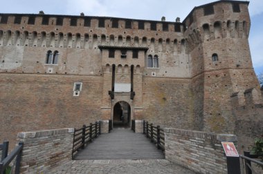 İtalya, Gradara 'daki Castello di Gradara kalesi