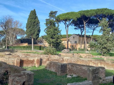 Ostia antika arkeoloji parkı Ostia, İtalya