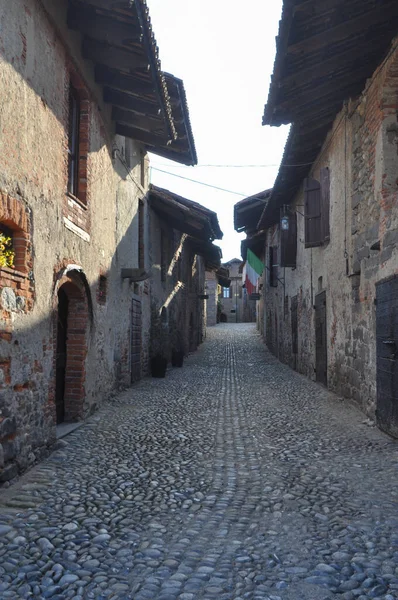 Ricetto fortified medieval village in Candelo, Italy