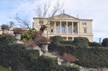 CASTAGNETO PO, ITALY - 25 Mart 2023 Villa Cimena Evi