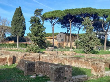 Ostia antika arkeoloji parkı Ostia, İtalya