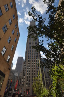 NEW YORK, ABD - 09 Temmuz 2022: The Rockefeller Center
