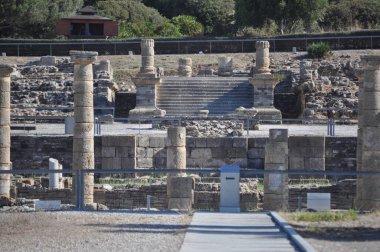 Baelo Claudia Bolonya, İspanya 'daki antik Roma kenti arkeolojik alanı