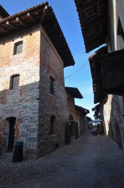 Ricetto fortified medieval village in Candelo, Italy