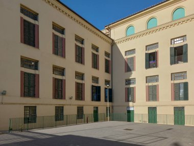 İtalya 'nın Ostia kentinin manzarası