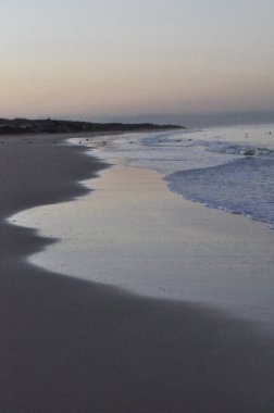 İspanya, Bolonya 'daki plaj manzarası