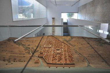 BOLONIA, İSPAN - 31 AĞUSTOS 2023: Baelo Claudia antik Roma kenti arkeoloji alanı