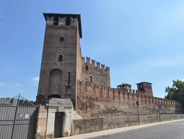Castelvecchio Translation Old Castle Verona Italy — Stock Photo, Image