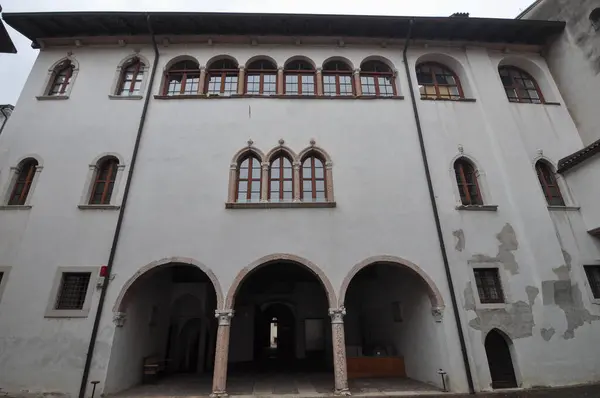 stock image Palazzo Geremia reinassance palace in Trento, Italy
