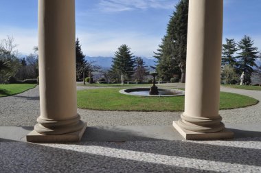 CASTAGNETO PO, ITALY - 25 Mart 2023 Villa Cimena Evi