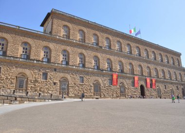 FLORENCE, İTALYA - 02 Haziran 2022 Palazzo Pitti Sarayı