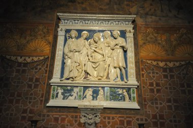 GRADARA, İtalya - 17 Nisan 2023 Castello di Gradara Şatosu