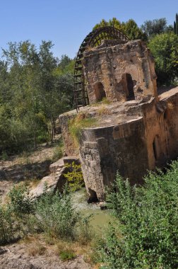 Molino de la Albolafia İspanya, Cordoba 'daki su değirmeni kalıntıları