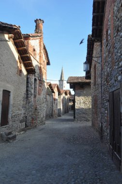 Ricetto fortified medieval village in Candelo, Italy