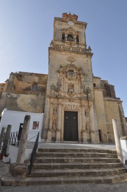 İspanya 'nın Arcos De La Frontera şehrinin manzarası