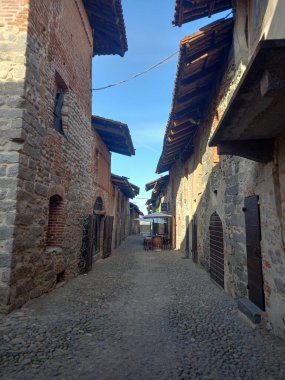Ricetto fortified medieval village in Candelo, Italy