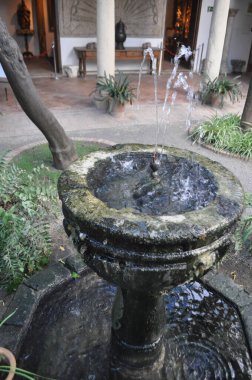 CORDOBA, İSPAN - 22 AĞUSTOS 2023 Palacio de Viana saray terası